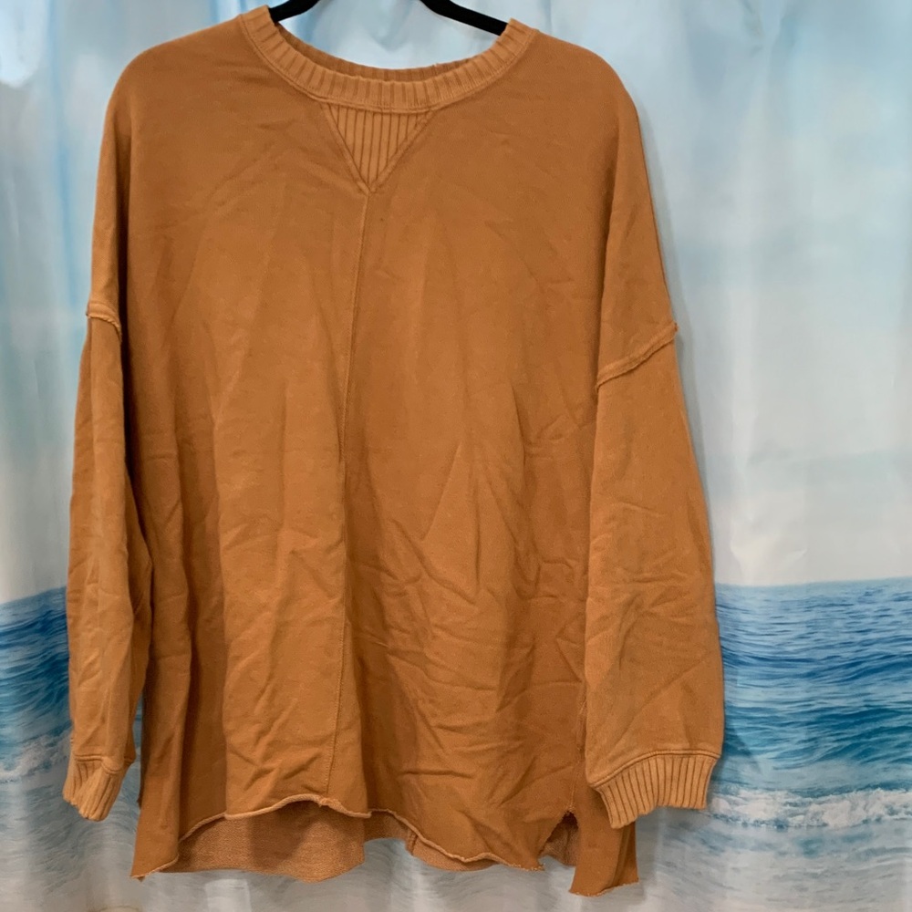 Aerie Warm Brown Knit Sweater